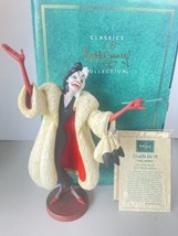 Walt Disney Collectors Society Cruella De Vil Members-Only 10&quot; Sculpture... - $155.43