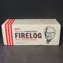 KFC FIRE LOG 11 HERBS AND SPICES ENVIROLOG KENTUCKY FRIED CHICKEN Firepl... - £18.31 GBP