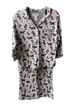 Karen Neuburger Pajama Set Womens Size S Jersey  Scotties Top and Bottoms  - £14.10 GBP