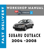 SUBARU OUTBACK 2004 2005 2006 2007 2008 SERVICE REPAIR WORKSHOP MANUAL - $132.08 MXN