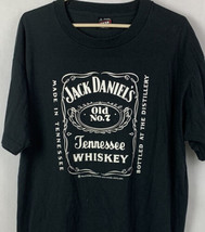 Vintage Jack Daniels T Shirt Single Stitch Promo Tee Whiskey XL USA 80s 90s - £31.96 GBP