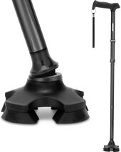 Luxury Adjustable Folding Walking Cane - Lightweight &amp; Self-Standing Design - $59.35