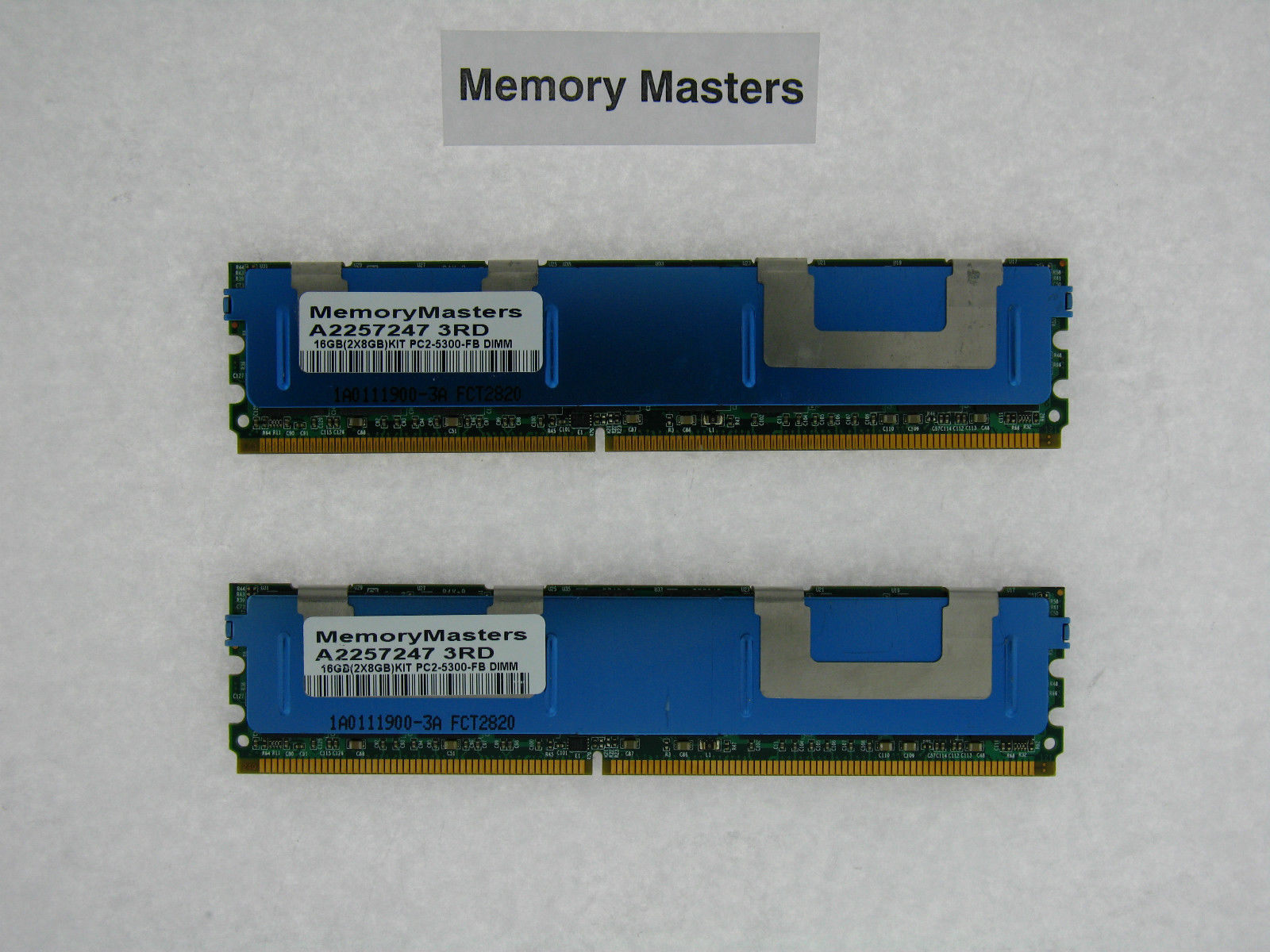 A2257247 16GB  2X8GB DDR2-667 FBDIMM Dell PowerEdge M600 - $120.77