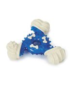 MPP 4.5 Inch Mighty Triangle Dog Toy Tough Chew Durable Rubber Unique Te... - $19.39 CAD+