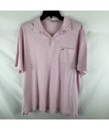 Vineyard Vines Pima Cotton Polo Shirt Men&#39;s M Medium Pink Striped Short ... - $25.54 CAD