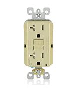 Leviton AGTR2-I SmartlockPro Dual Function AFCI/GFCI Receptacle, Wallplate - $59.89 CAD