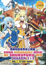 DVD Anime Konosuba: God&#39;s Blessing On This Wonderful World! (Season 1+2 + Movie) - £18.13 GBP