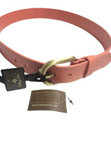 NEW Patricia Nash Women&#39;s Huxton Coral Leather Belt Small  - $43.14