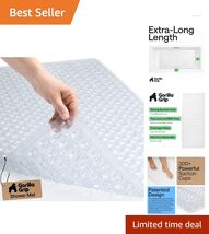 Soft &amp; Secure 35x16 Bath Mat - Patented Shower Liner with Powerful Sucti... - $62.32