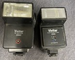 Lot 2 VINTAGE VIVITAR ELECTRONIC FLASH Units 2000 And 2850 RL Untested - $7.92