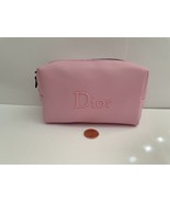 DIOR Beaute Pink Mini Cosmetic Makeup Bag Pouch PU Leather - £51.80 GBP
