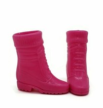 Barbie Mattel Pink Purple Snow Boots Shoes Doll Clothing Accessories - £7.83 GBP
