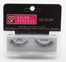 Salon perfect eyelashes Go Glam Demi Wispies Shade Black - £4.24 GBP