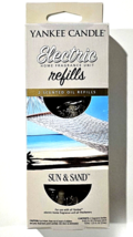 Yankee Candle Electric Home Fragrance Unit Refills Sun &amp; Sand 2 Bottles - £17.57 GBP