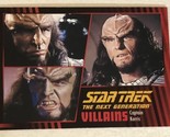 Star Trek The Next Generation Villains Trading Card #67 Captain Korris - $1.97