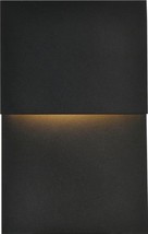 Wall Light Sconce 1-Light Black Iron Outdoor Wet Location Integrated LED 8W - £153.46 GBP