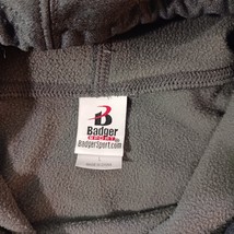 Badgers Sport VISTAVIA HILL BASEBALL Men's Gray Hoodie Pullover Sweatshirt Sz L image 3