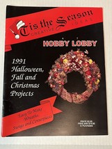 Vintage 1991 Tis The Season Hobby Lobby Holiday Project Booklet - $4.90