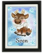 SVEN FROZEN Photo Poster Print - Disney Frozen Framed Prints - Wall Deco - £14.24 GBP