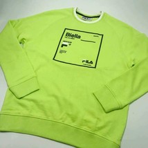 Men&#39;s Fila Lime Green Crewneck Sweatshirt  - $59.00