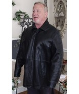 Saxony Collection Men&#39;s Leather Jacket size 48 - €42,79 EUR