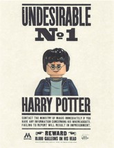 Harry Potter Daily Prophet Undesirable Poster LEGO Minifigure Style  71043 - £2.39 GBP