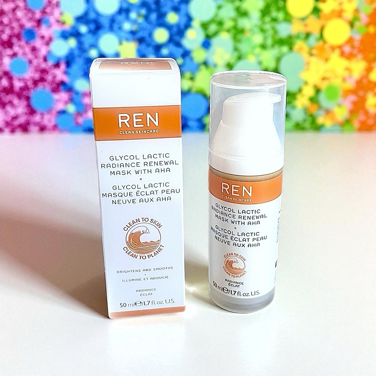 Ren Cl EAN Skincare Glycol Lactic Radiance Renewal Mask New In Box 17 Oz Ren Cl EAN Skincare Glycol Lactic Radiance Renewal Mask New In Box 17 Oz