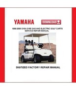 YAMAHA G16A G16E Gas and Electric Golf Carts Service Repair Manuals - $20.00
