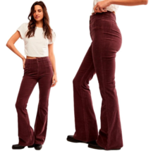 We The Free Jayde High Rise Flare Corduroy Pants Womens 27 Chocolate Tru... - $61.98 CAD