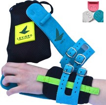 Gymnastics Hand Grips With Adjustable Finger Holes And Double Buckle Wrist - $83.99