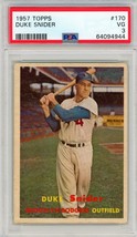 1957 Topps Duke Snider #170 PSA 3 P1328 - £55.79 GBP