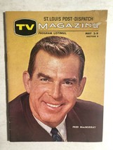 TV MAGAZINE St. Louis (MO) May 3, 1964 Fred MacMurray cover, Fugitive article - £10.34 GBP