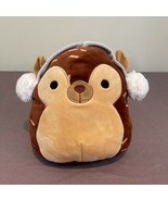 Kellytoys Squishmallow Hans the Hedgehog Plush w/Earmuffs 8&quot; Christmas H... - $21.84