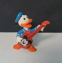 Vintage Disney Donald Duck Mickey Mouse Guitar Club PVC Figure Cake Topp... - £8.73 GBP