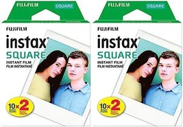 Two Boxes Of Fujifilm Sq\. Twin Pack Film, 20 Exposures. - £47.97 GBP