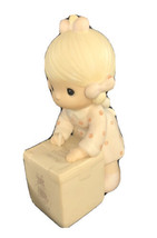 PM Precious Moments Figurine E0007 Sharing Is Universal girl my forever ... - £11.39 GBP