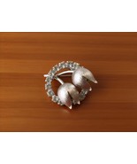 Silver Double Tulip Brooch - $42.10 CAD