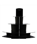 3 Level Displayer 18&quot; High Acrylic Black Glossy Finish Diva Shoes Romero... - €42,05 EUR