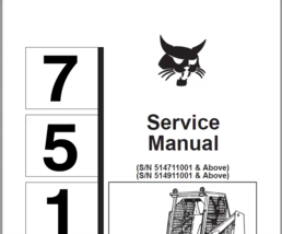 751 Service Repair Manual, Skid Steer, Skid loader Manual - €6,94 EUR