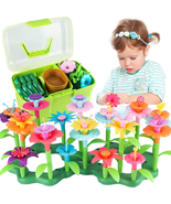 Flower Garden Building Toy Educational Activity Stem Toy(130 PCS) Age 3-6 - £34.07 GBP