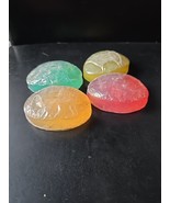 Bath &amp; Body works glycerin Bar Soap Lot 4 Orange Cotton Mountain Sweet P... - $22.00