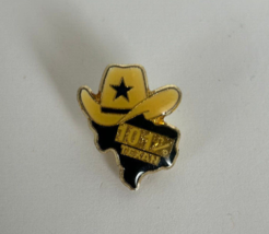 Texas 101% Texan Flag Lapel Pin Hat Cap Shirt Cowboy - £7.55 GBP