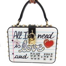 Boutique De FGG &quot;All I Need is LOVE and WIFI&quot; Fashion Women Shoulder Bag Crossbo - £56.43 GBP