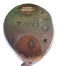 MacGregor Tourney Custom Persimmon 5 Wood RH Action 4 Stiff Steel 41.5&quot; ... - £17.29 GBP