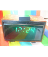 Vintage Soviet USSR Russian Elektronika  4  NIXIE TUBE Clock  Wooden Fra... - $84.39