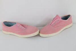 Vintage 70s 80s Streetwear Womens Size 7 Distressed Canvas Shoes Sneaker... - $34.60