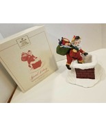 Santa Chimney Figurine Limited Ed RARE Special Delivery Chimney HALLMARK... - €52,16 EUR