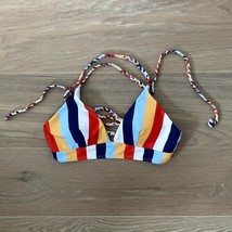 SHEIN Braided Striped Bikini Top Small - $12.99