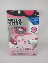 Hello Kitty &quot;Wild Jungle&quot; Kids Microfiber Twin Sheet Set New/Original Package  - £15.48 GBP