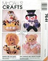 Mc Calls 7641 702 Treat Gift Baskets Sweets For The Sweet Crafts Pattern Uncut Ff - £12.65 GBP